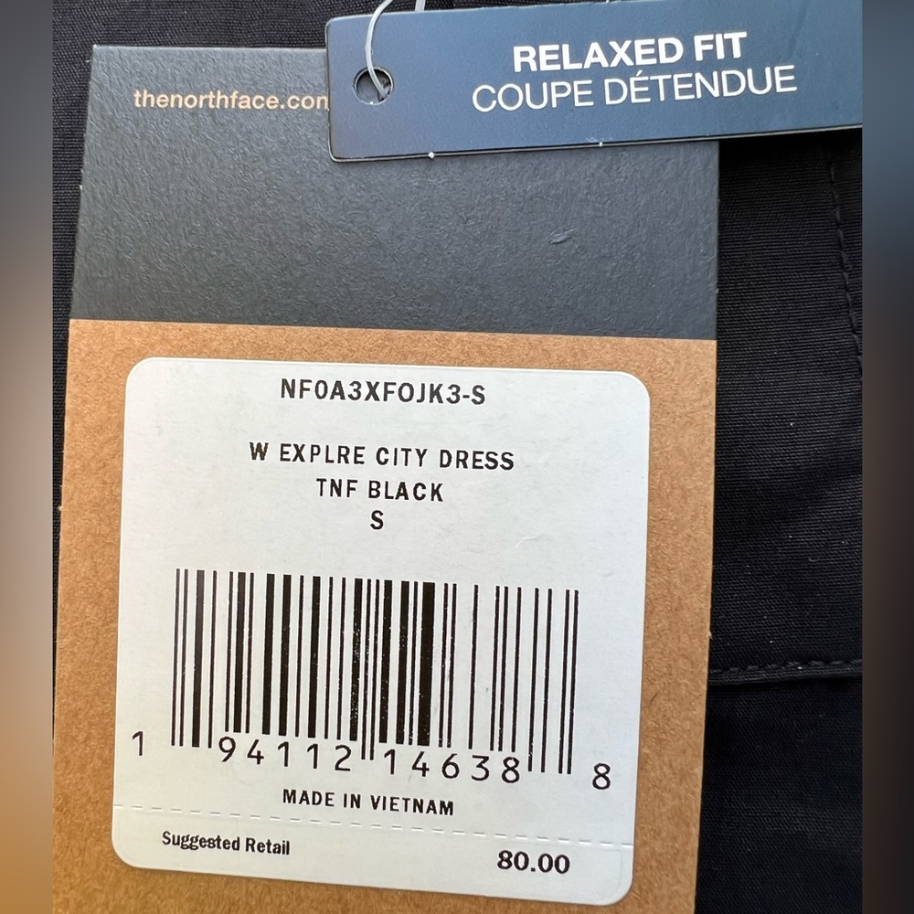 NWT North Face Explore City Bungee Dress Black Size Small - Picture 15 of 16